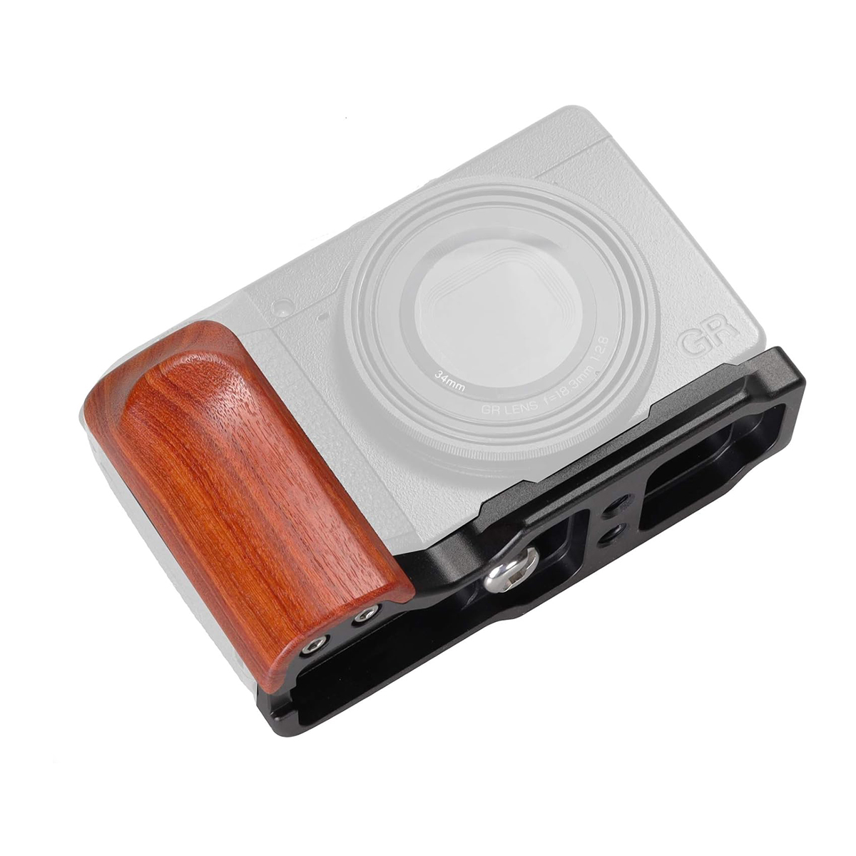 Ricoh GRIII GR3 GRIIIX GR3X Cameras Handgrip Expansion Grip with Quick Release Plate for Arca Release clip, Lightweight Handle
