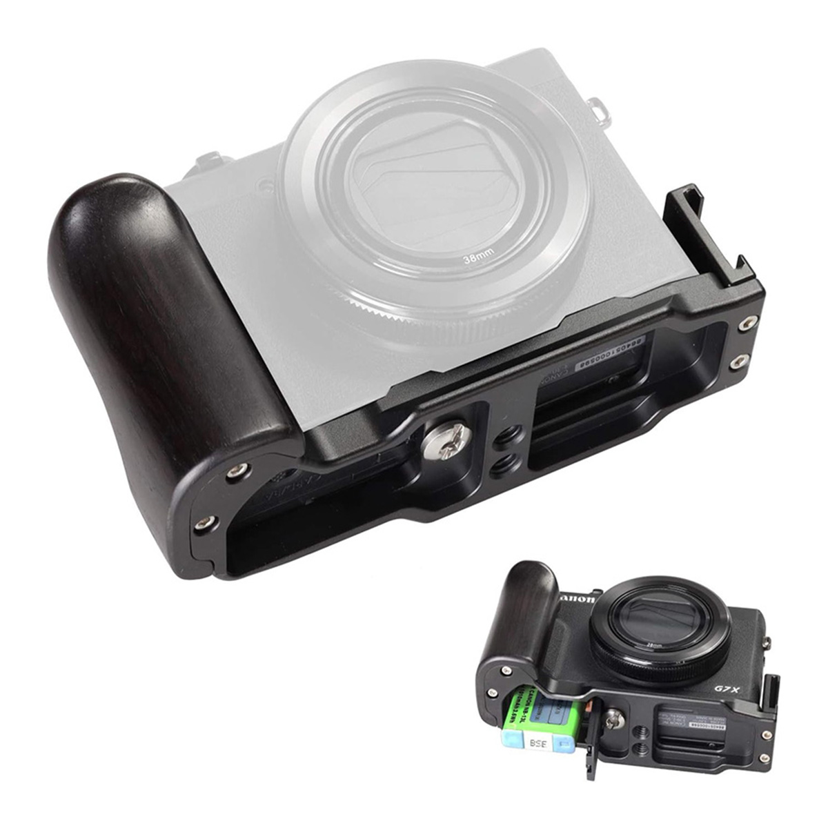 G7XMarkIII Grip Quick mounting Plate Promote Traction Protect Camera no Suffer Abrasion for Canon PowerShot G7XMarkIII