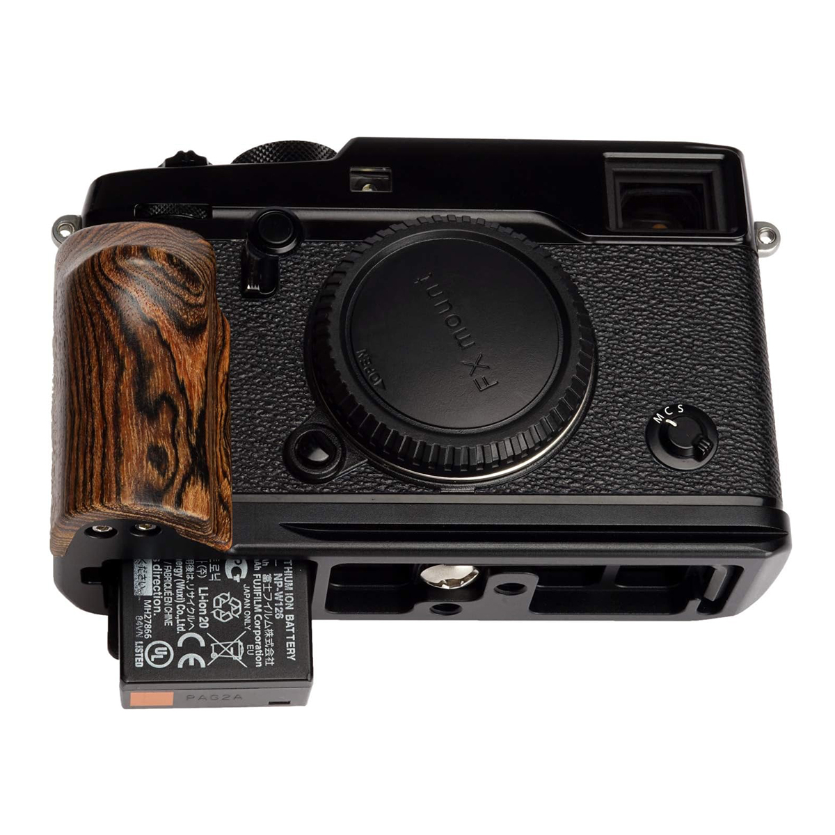 Fujifilm X-PRO2 Cameras Handgrip Expansion Grip with Quick Release Plate for Arca Release clip, Lightweight Handle