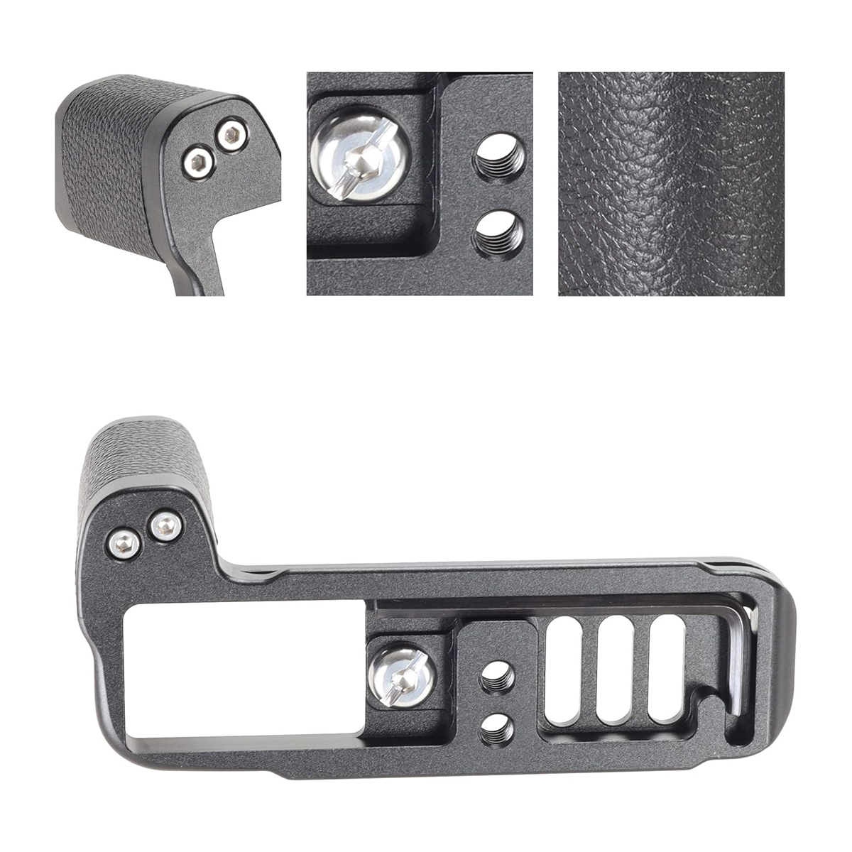 Fujifilm X-T30 X-T20 X-T10 Cameras Handgrip Expansion Grip with Quick Release Plate for Arca Release clip, Lightweight Handle