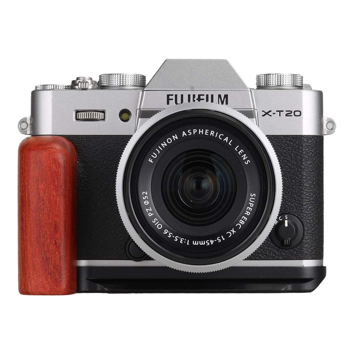 Fujifilm X-T30 X-T20 X-T10 Cameras Handgrip Expansion Grip with Quick Release Plate for Arca Release clip, Lightweight Handle