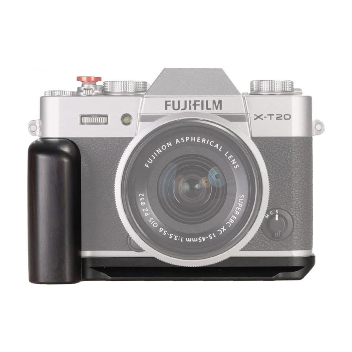 Fujifilm X-T30 X-T20 X-T10 Cameras Handgrip Expansion Grip with Quick Release Plate for Arca Release clip, Lightweight Handle