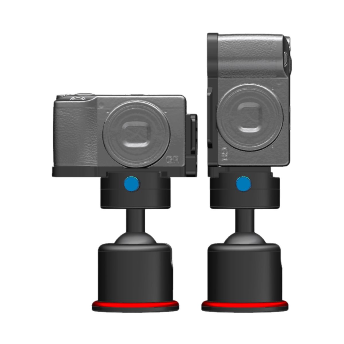 WEPOTO GRIV Handgrip Expansion Grip with Quick Release Plate for Arca Release Clip, Lightweight Handle,Compatible with Ricoh GRIV Cameras