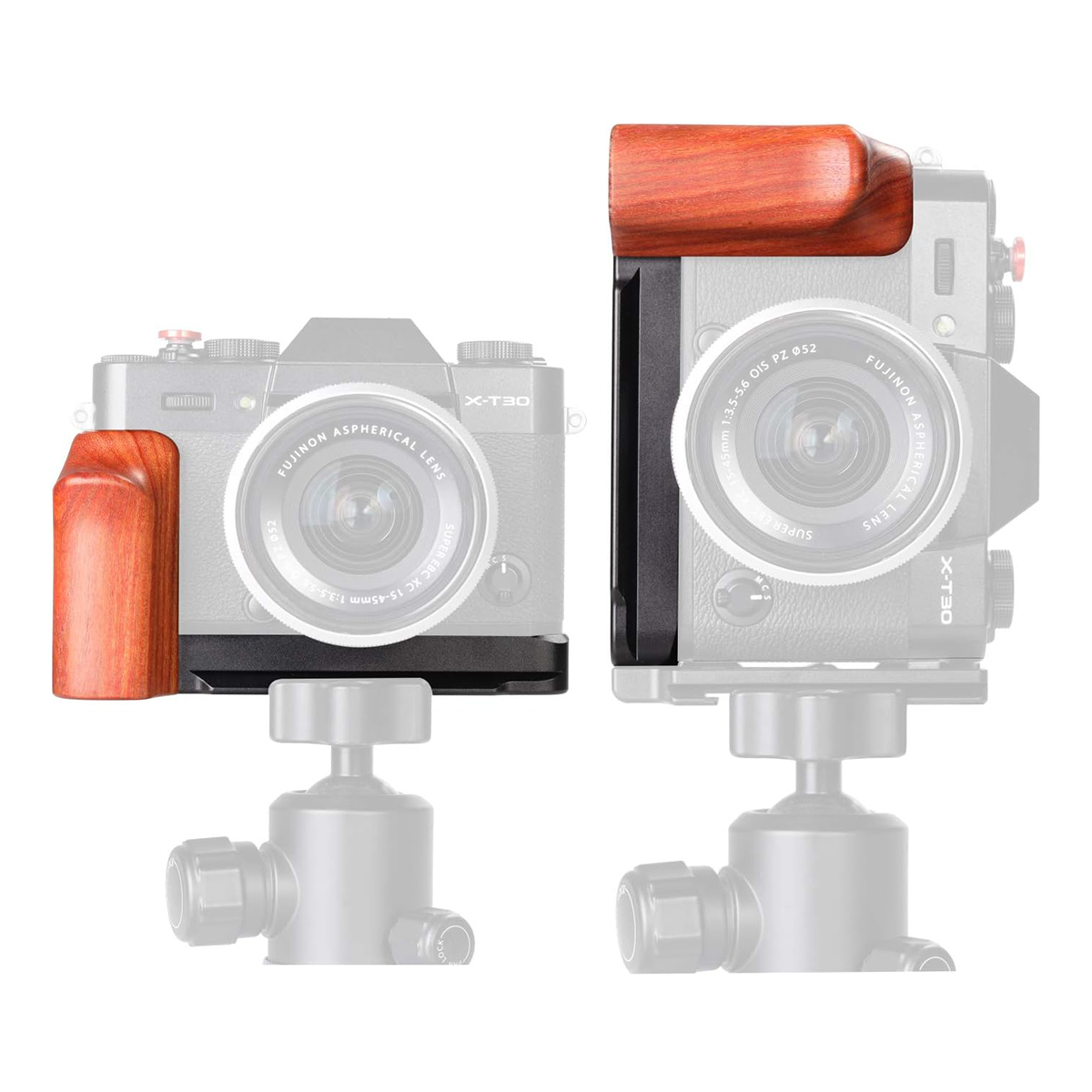 Fujifilm X-T30 X-T20 X-T10 Cameras Handgrip Expansion Grip with Quick Release Plate for Arca Release clip, Lightweight Handle