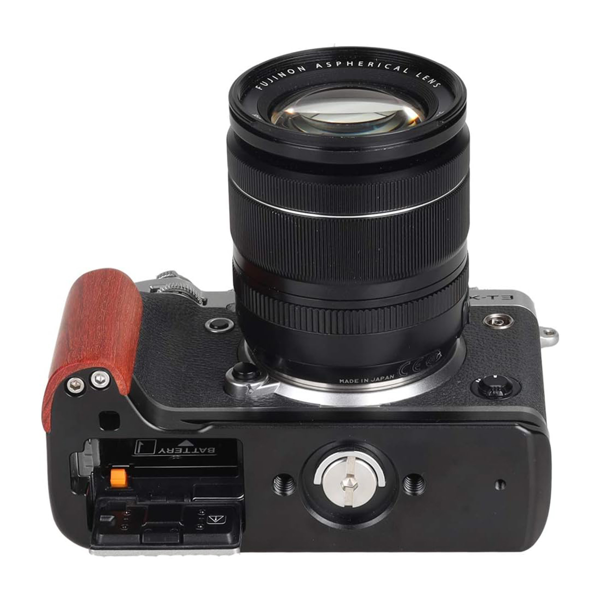 Fujifilm X-T30 X-T20 X-T10 Cameras Handgrip Expansion Grip with Quick Release Plate for Arca Release clip, Lightweight Handle