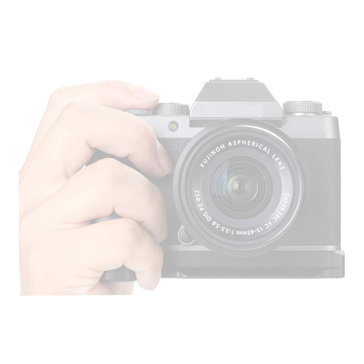 Fujifilm XT200 Cameras Handgrip Expansion Grip with Quick Release Plate for Arca Release clip, Lightweight Handle