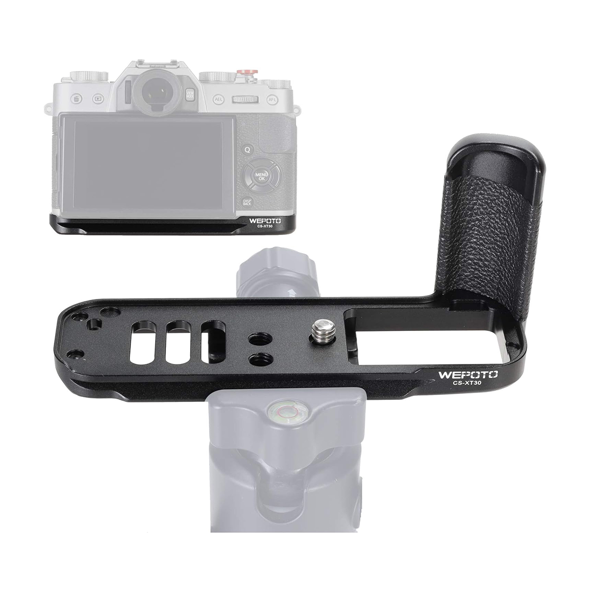 Fujifilm X-T30 X-T20 X-T10 Cameras Handgrip Expansion Grip with Quick Release Plate for Arca Release clip, Lightweight Handle