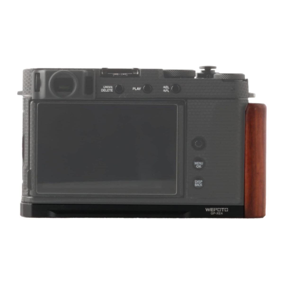 Fujifilm X-E4 Cameras Handgrip Expansion Grip with Quick Release Plate for Arca Release clip, Lightweight Handle