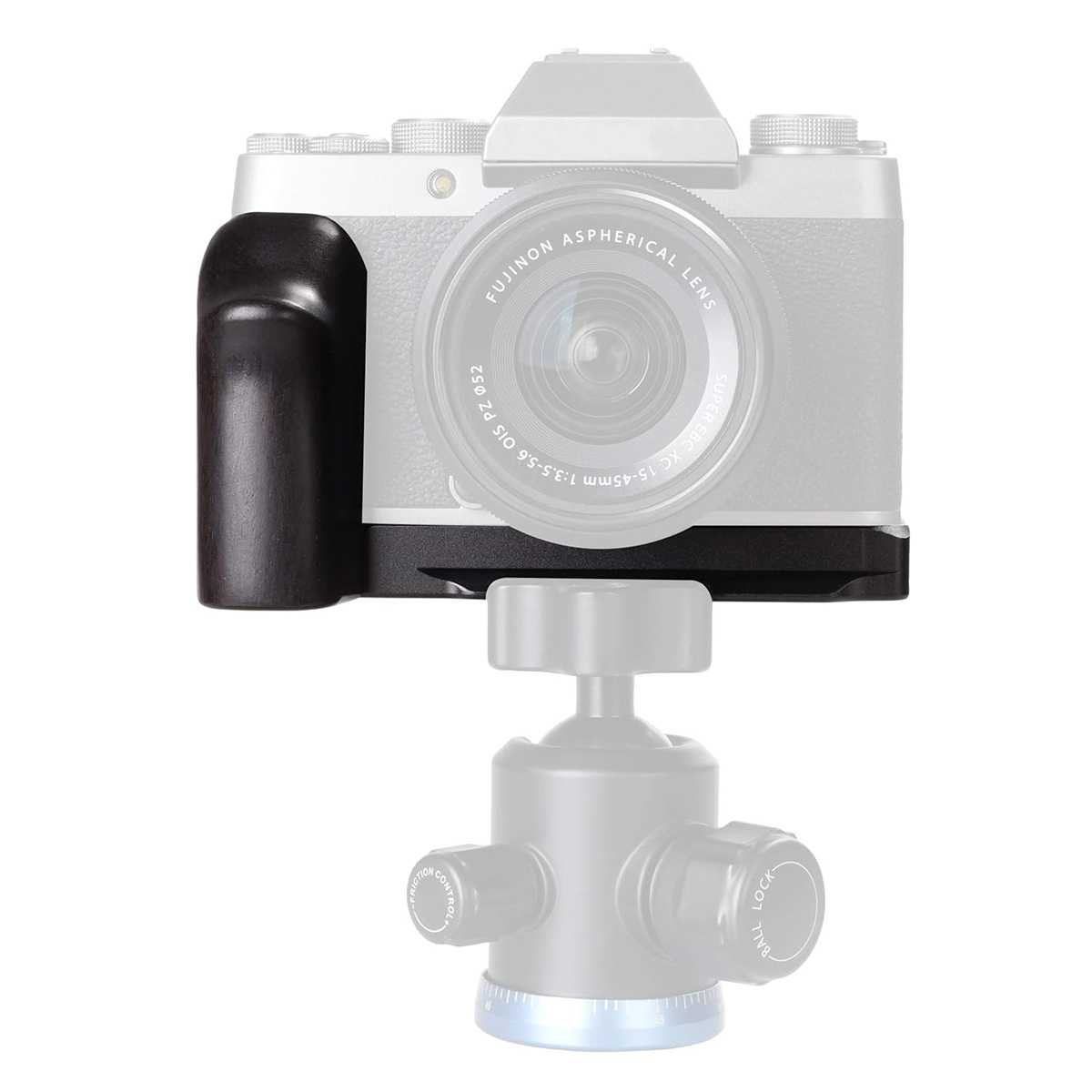 Fujifilm XT200 Cameras Handgrip Expansion Grip with Quick Release Plate for Arca Release clip, Lightweight Handle