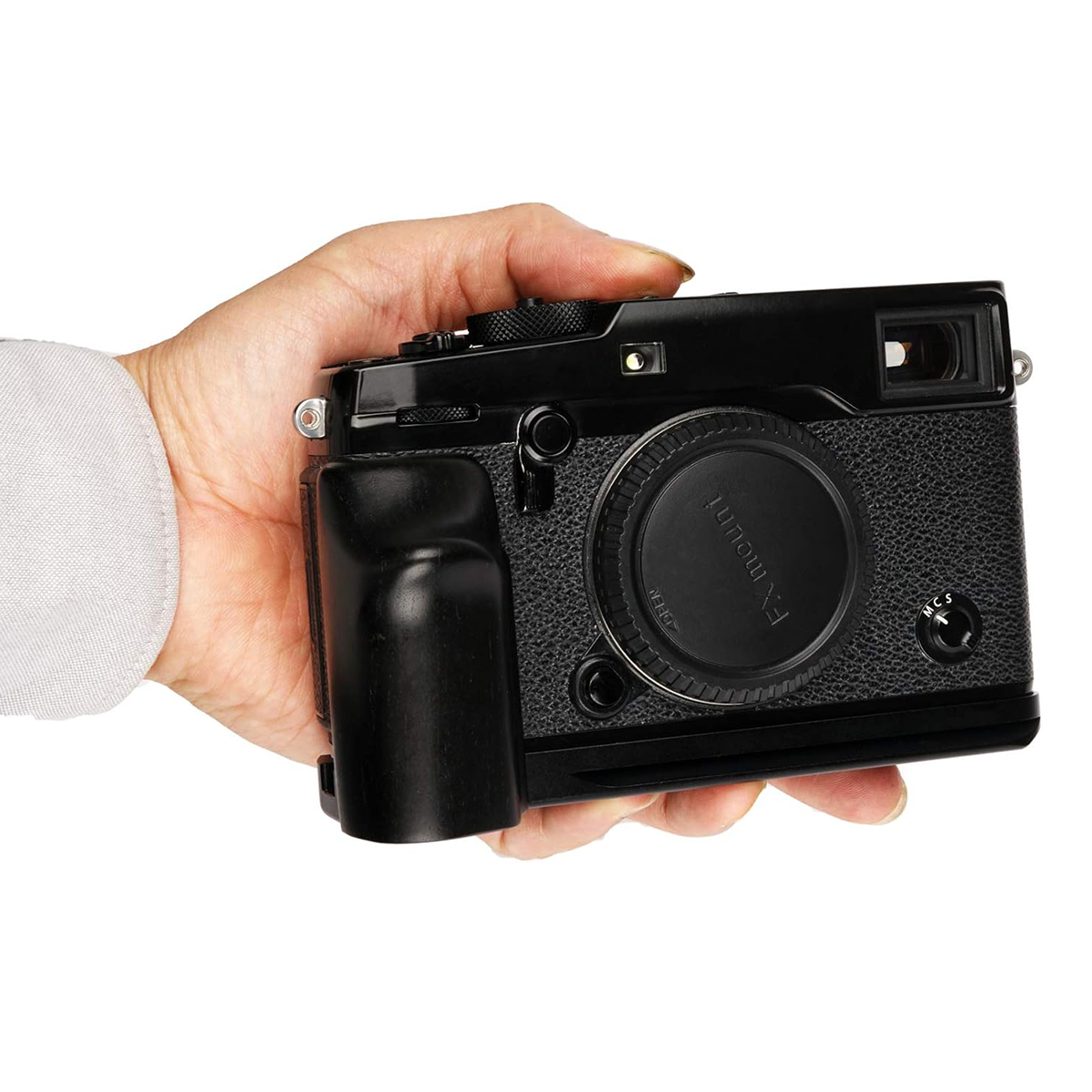 Fujifilm X-PRO2 Cameras Handgrip Expansion Grip with Quick Release Plate for Arca Release clip, Lightweight Handle