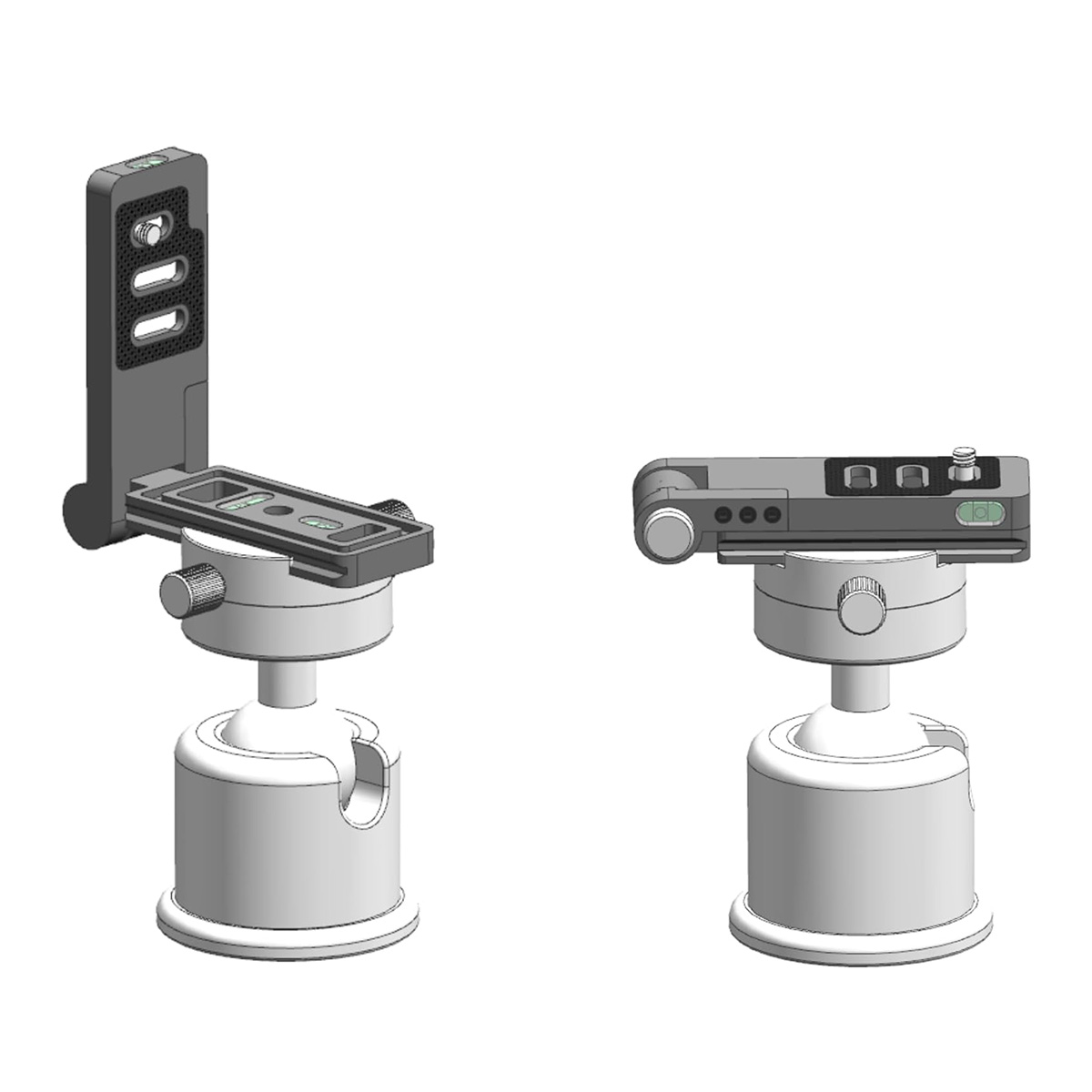 WEPOTO Camera L Bracket Vertical Horizontal Switching Tripod Quick Release Plate Arca Plate or Tripod Ball Head