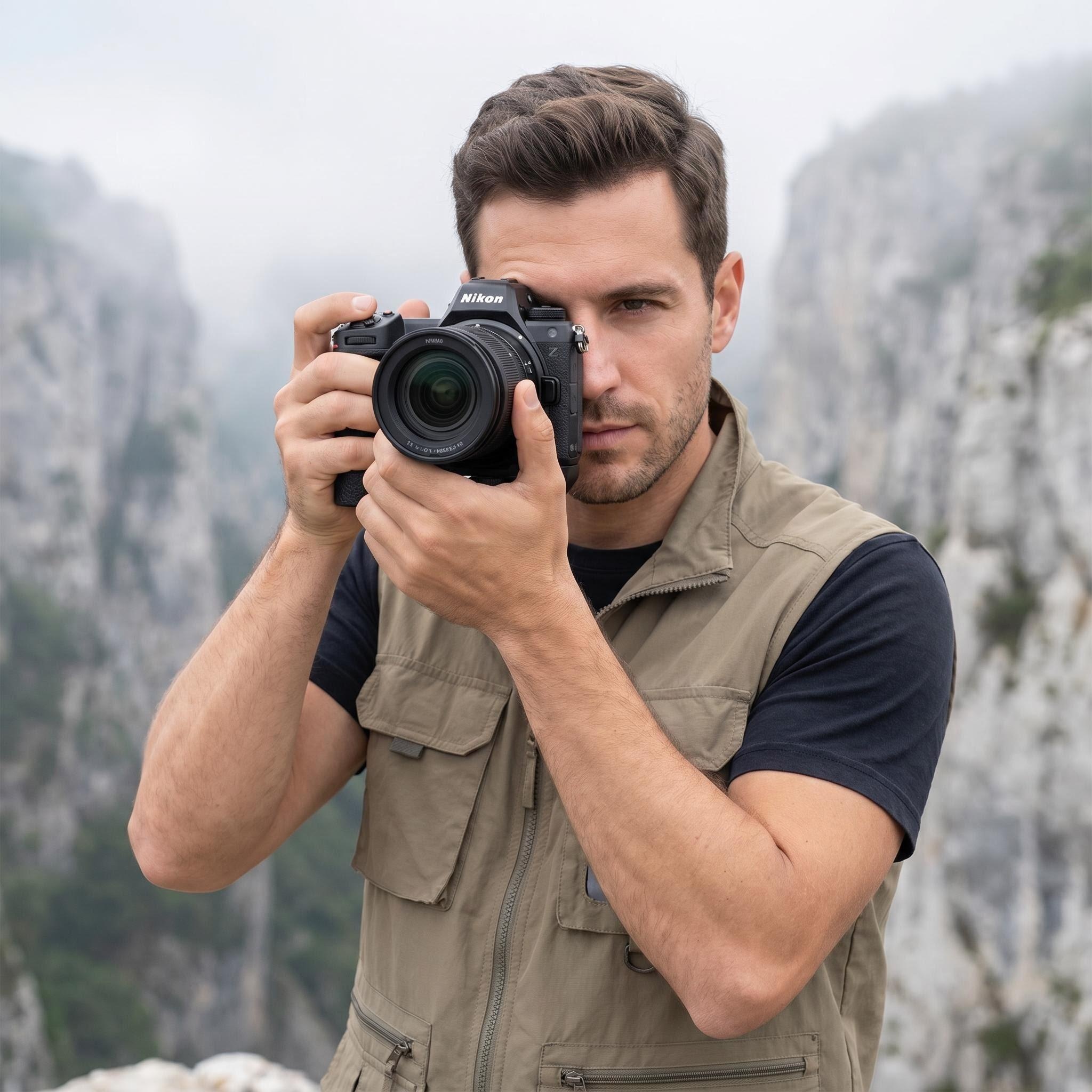 Nikon Z6III Camera Grip for– Aluminum Alloy Side Handle with Arca-Swiss Plate & Quick-Release Battery Door, for Video/Vlogging/Stable Shooting