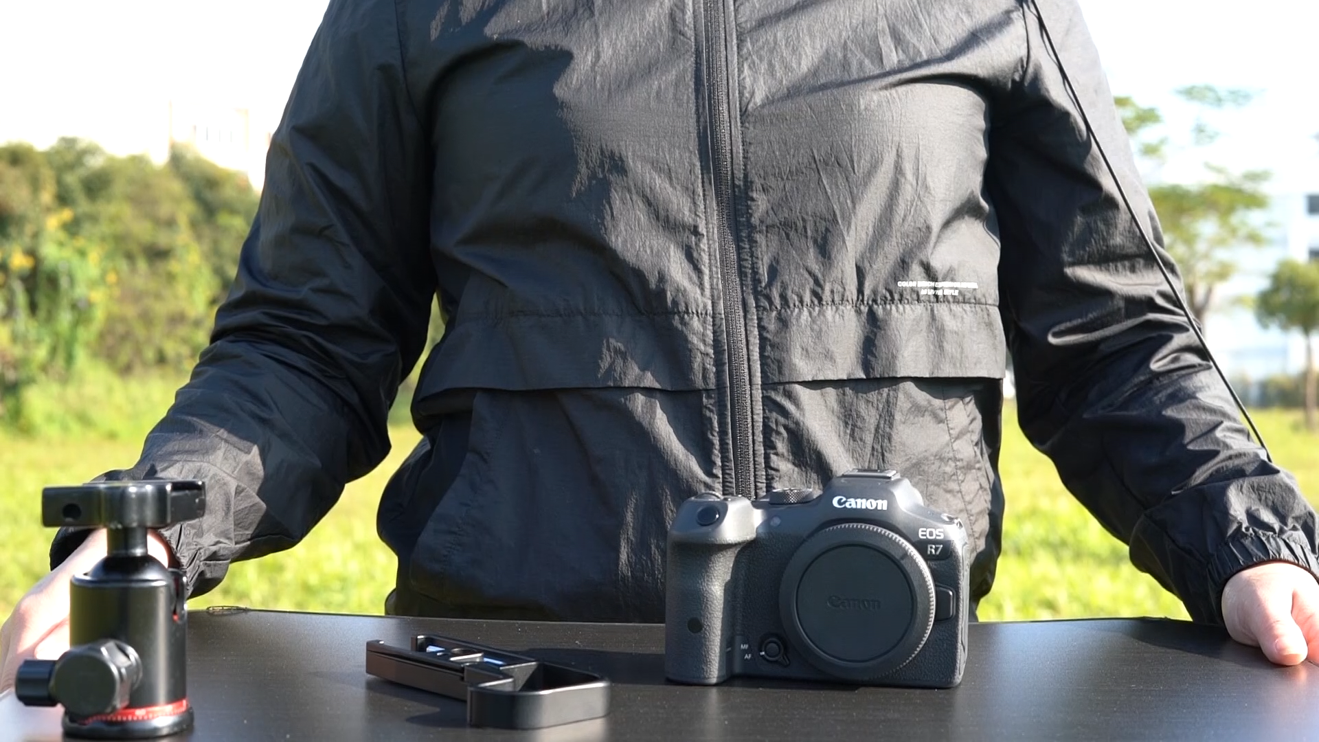 Canon R7 Cameras Handgrip Expansion Grip with Quick Release Plate for Arca Release clip, Lightweight Handle