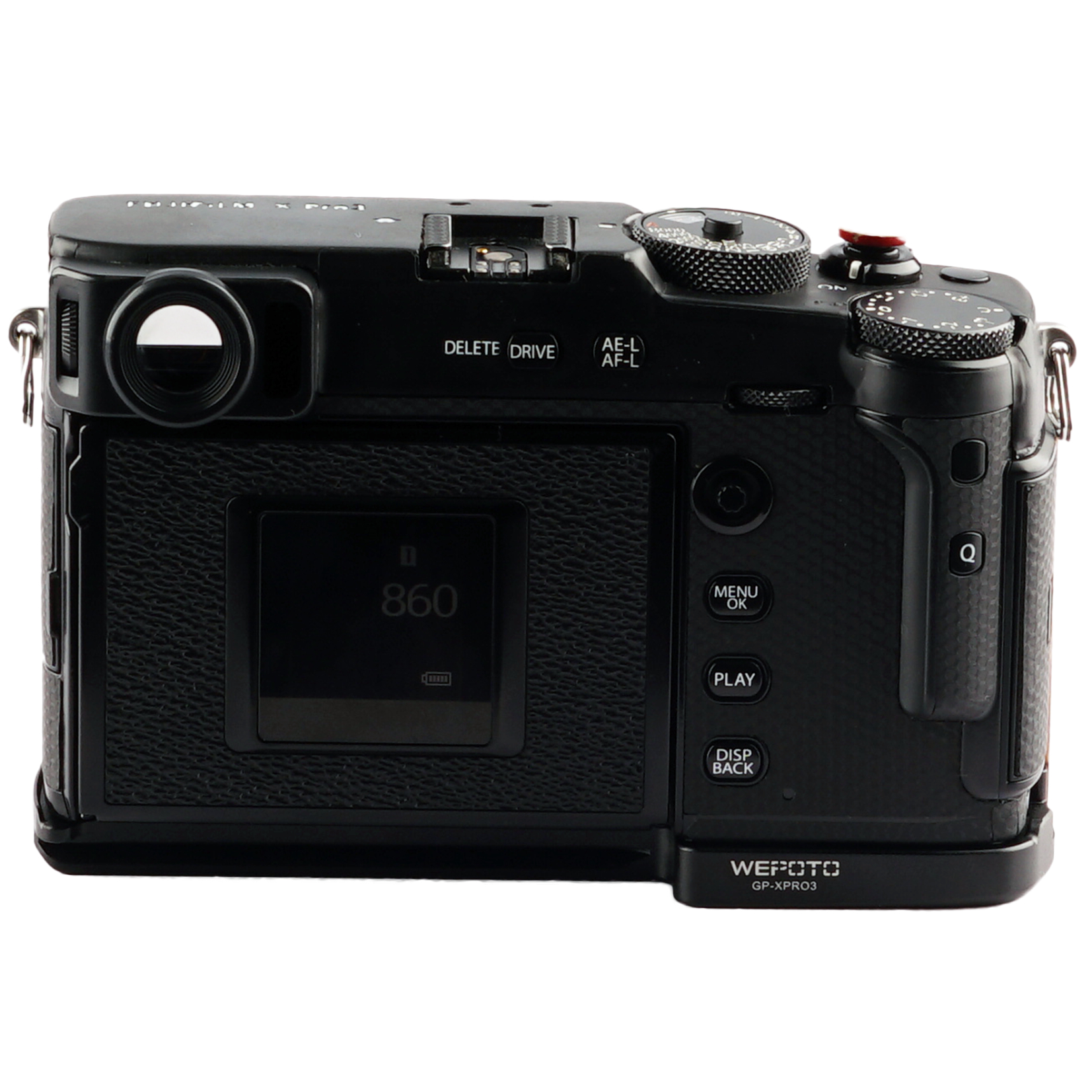 Fujifilm X-PRO3 Cameras Handgrip Expansion Grip with Quick Release Plate for Arca Release clip, Lightweight Handle