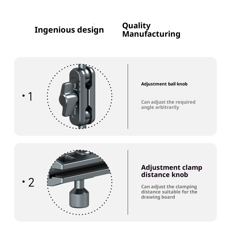Lai metal flat clip bracket art student drawing board dedicated phone universal vise grip universal adjustable copy sketch painting multifunctional rack iPad Huawei
