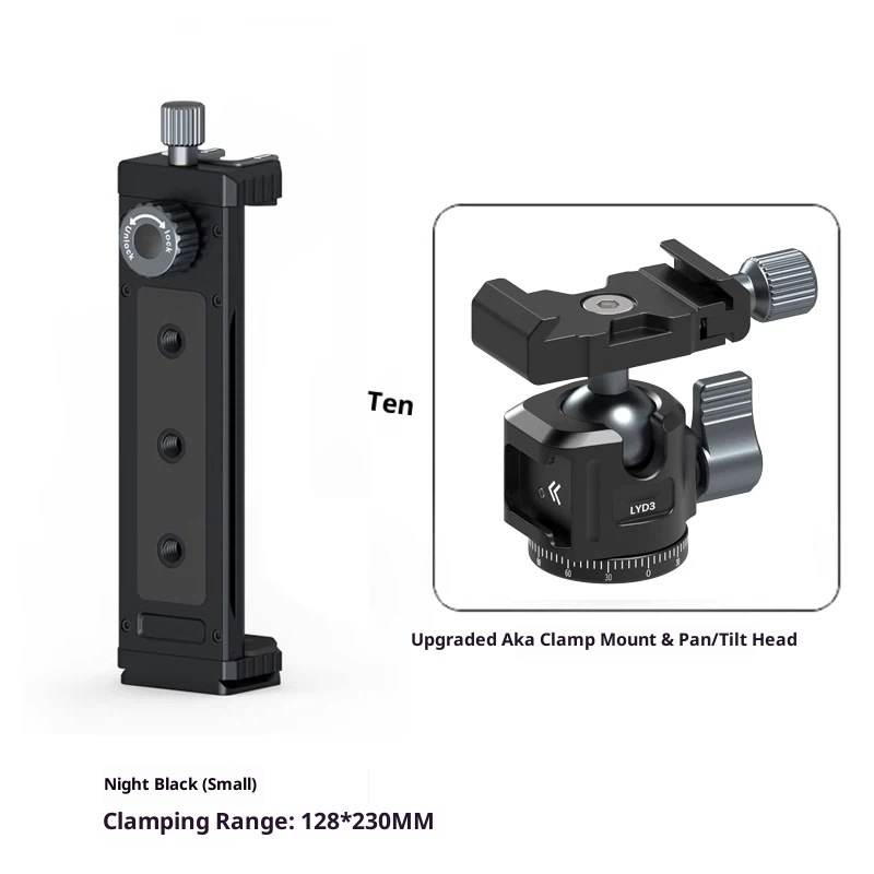 Metal tablet stand for iPad stand desktop stand mobile live streaming camera tripod PTZ accessories fixed clip adapter support frame