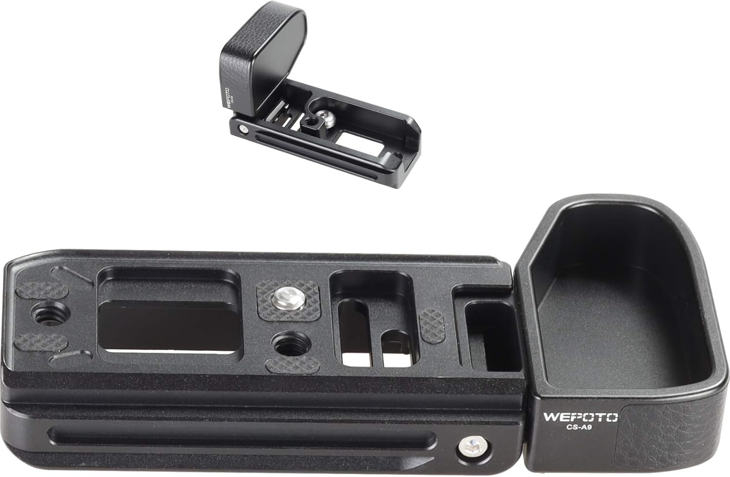 Sony A9 / A7III / A7RIII / A7M3 (ILCE-7RM3 / A7R Mark III) Cameras Handgrip Expansion Grip with Quick Release Plate for Arca Release clip, Lightweight Handle