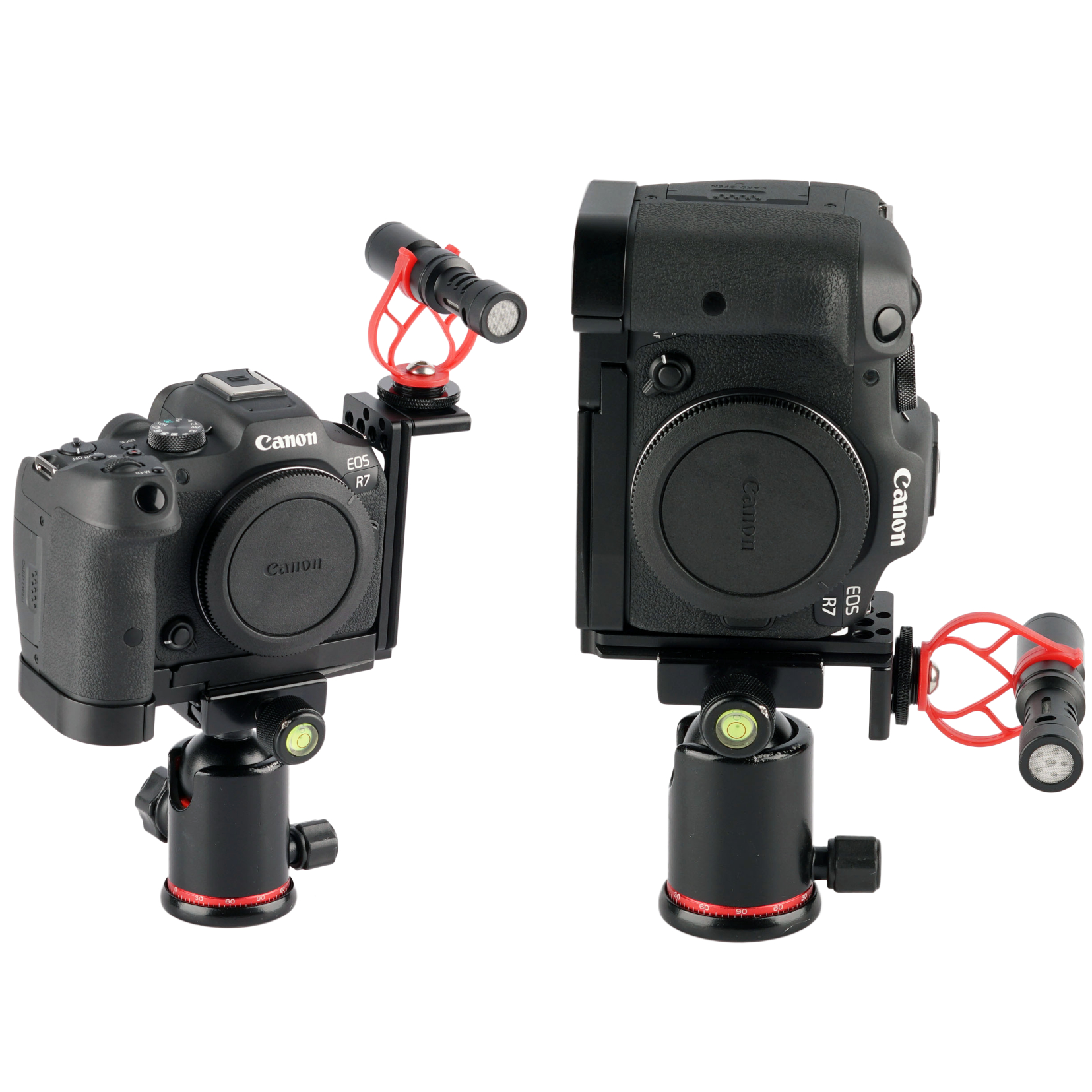 Canon R7 Cameras Handgrip Expansion Grip with Quick Release Plate L Vertical Bracket for Arca Release clip, Lightweight Handle