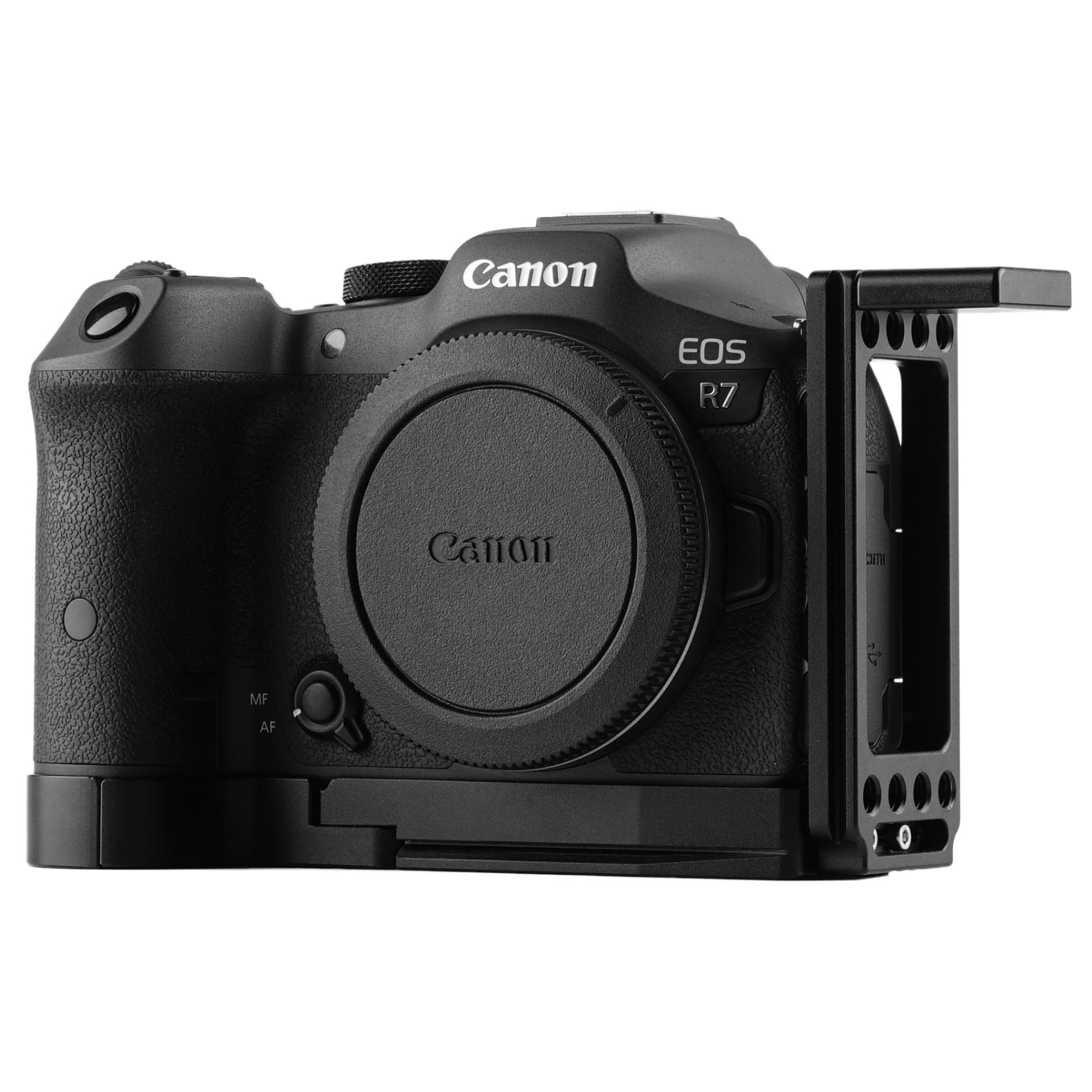 Canon R7 Cameras Handgrip Expansion Grip with Quick Release Plate L Vertical Bracket for Arca Release clip, Lightweight Handle