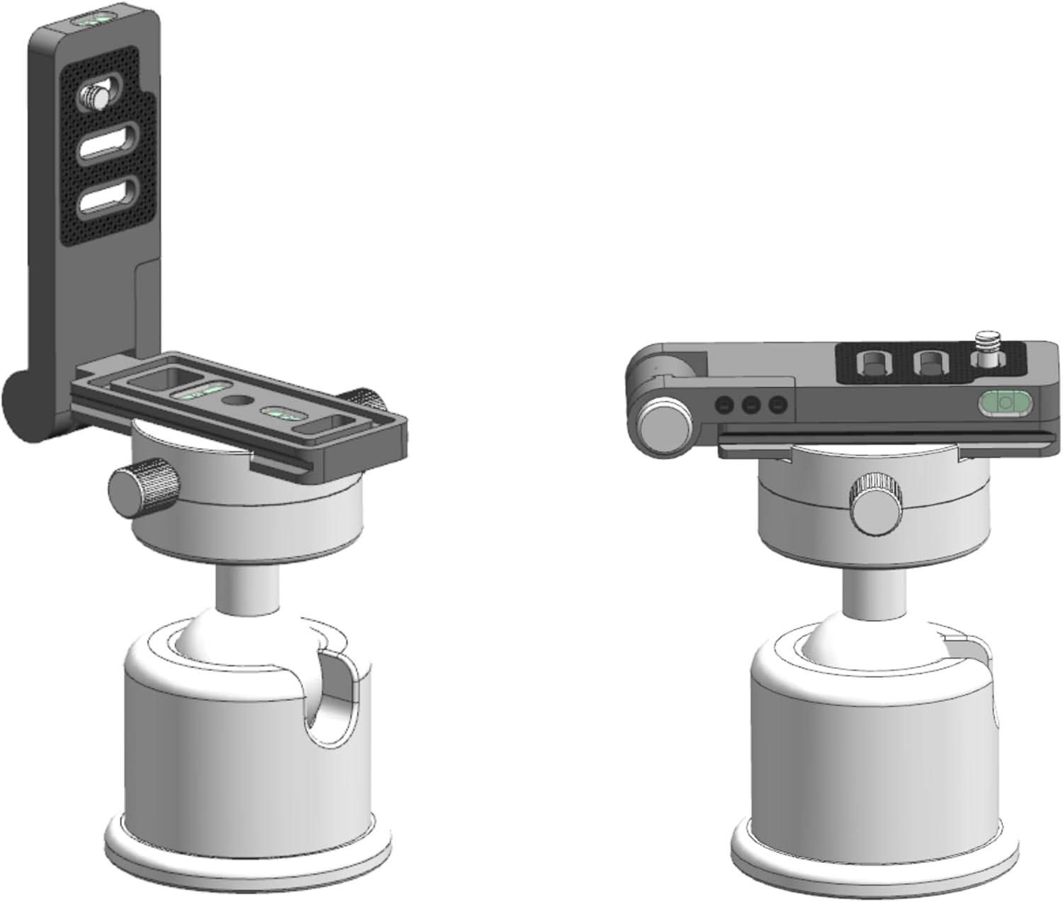 WEPOTO Camera L Bracket Vertical Horizontal Switching Tripod Quick Release Plate Arca Plate or Tripod Ball Head