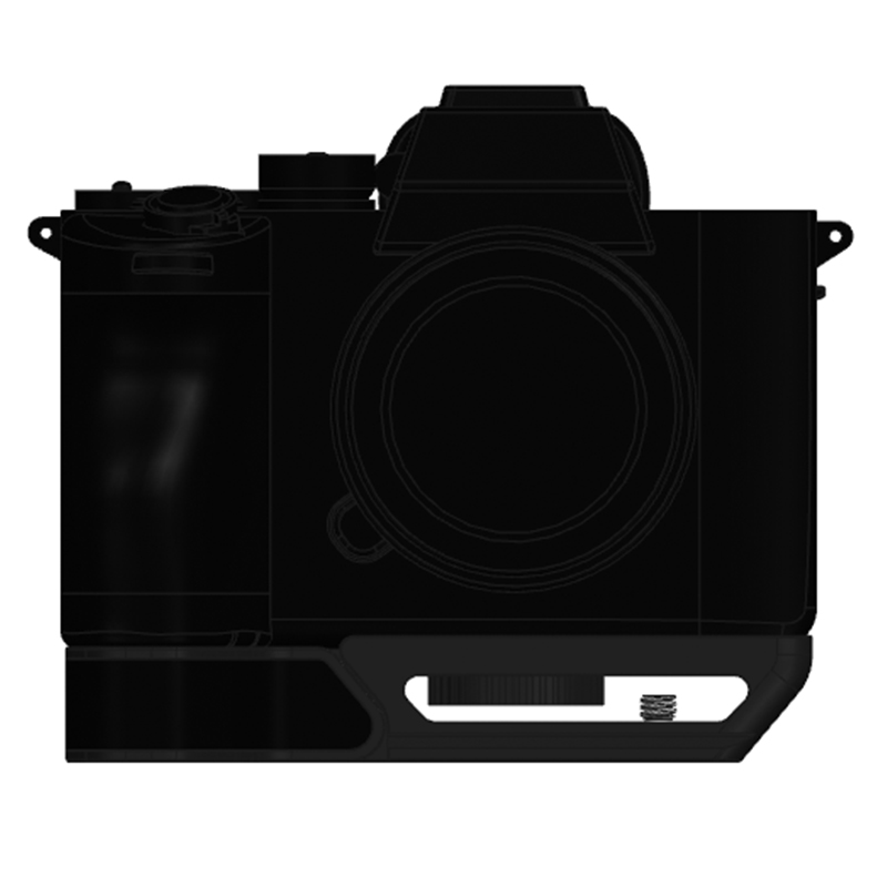 Sony A1/A7R4/A7R5/A9II/A9M2 Cameras Handgrip Expansion Grip with Quick Release Plate for Arca Release clip, Lightweight Handle