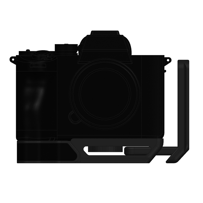 Camera Handgrip Expansion with Quick Release Plate, A9M3/A1II/A1M2Compatible, Lightweight Handle, Arca Release Clip