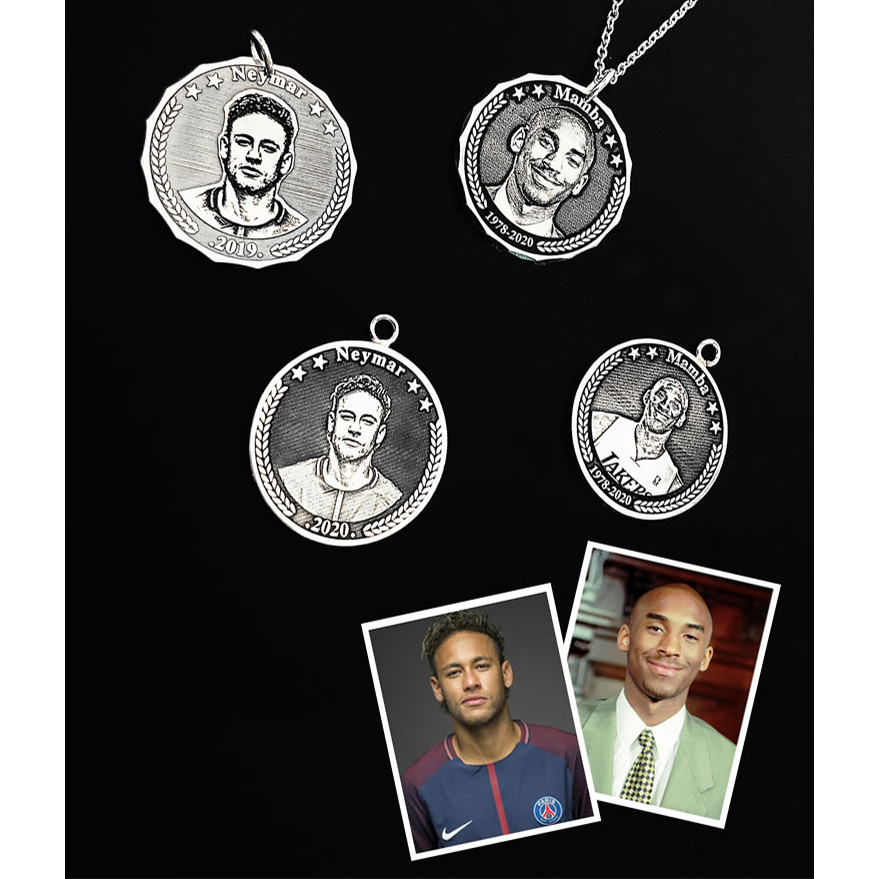 Artisan Photo-Engraved Sterling Silver Locket Necklace - Custom Personalized Gift for Birthday, Valentine’s, Anniversary (Handmade Jewelry for Men, Women, Couples & Best Friends)