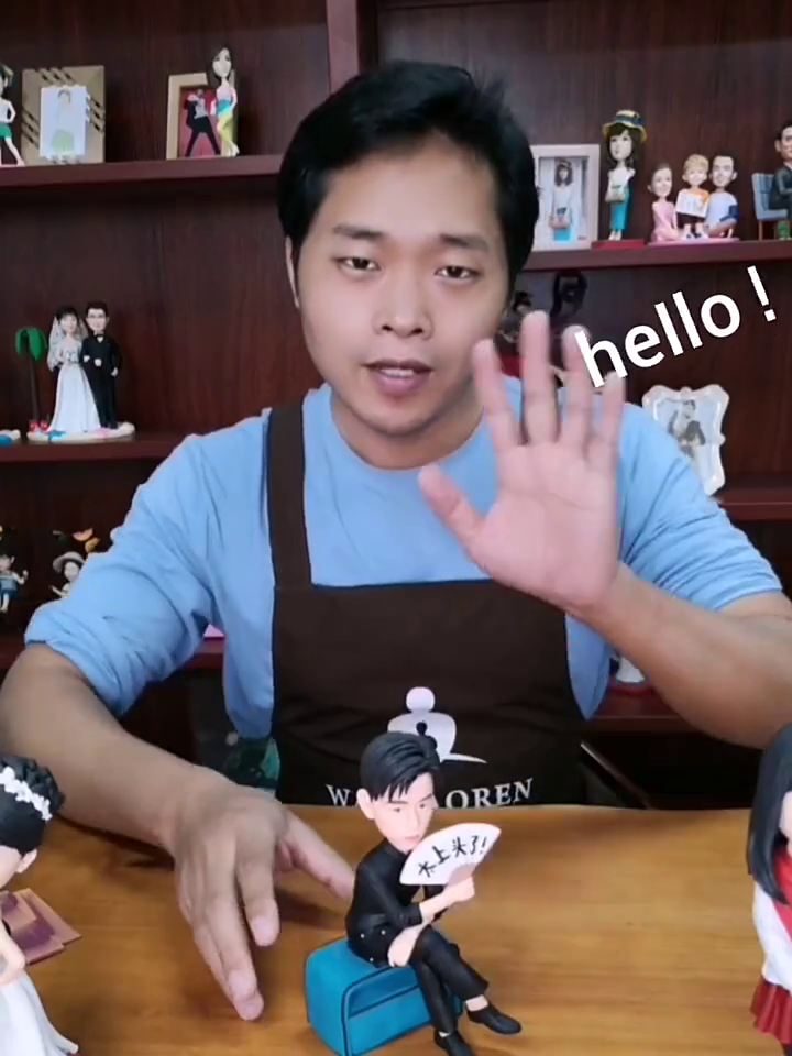 Custom Graduation Gift - Creative Surprise Souvenir for Birthdays/Weddings/Team Events - Clay Figurine Portrait Doll