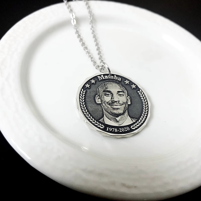 Artisan Photo-Engraved Sterling Silver Locket Necklace - Custom Personalized Gift for Birthday, Valentine’s, Anniversary (Handmade Jewelry for Men, Women, Couples & Best Friends)