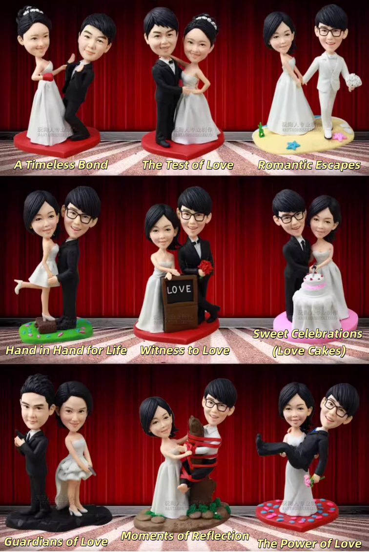 Custom Graduation Gift - Creative Surprise Souvenir for Birthdays/Weddings/Team Events - Clay Figurine Portrait Doll