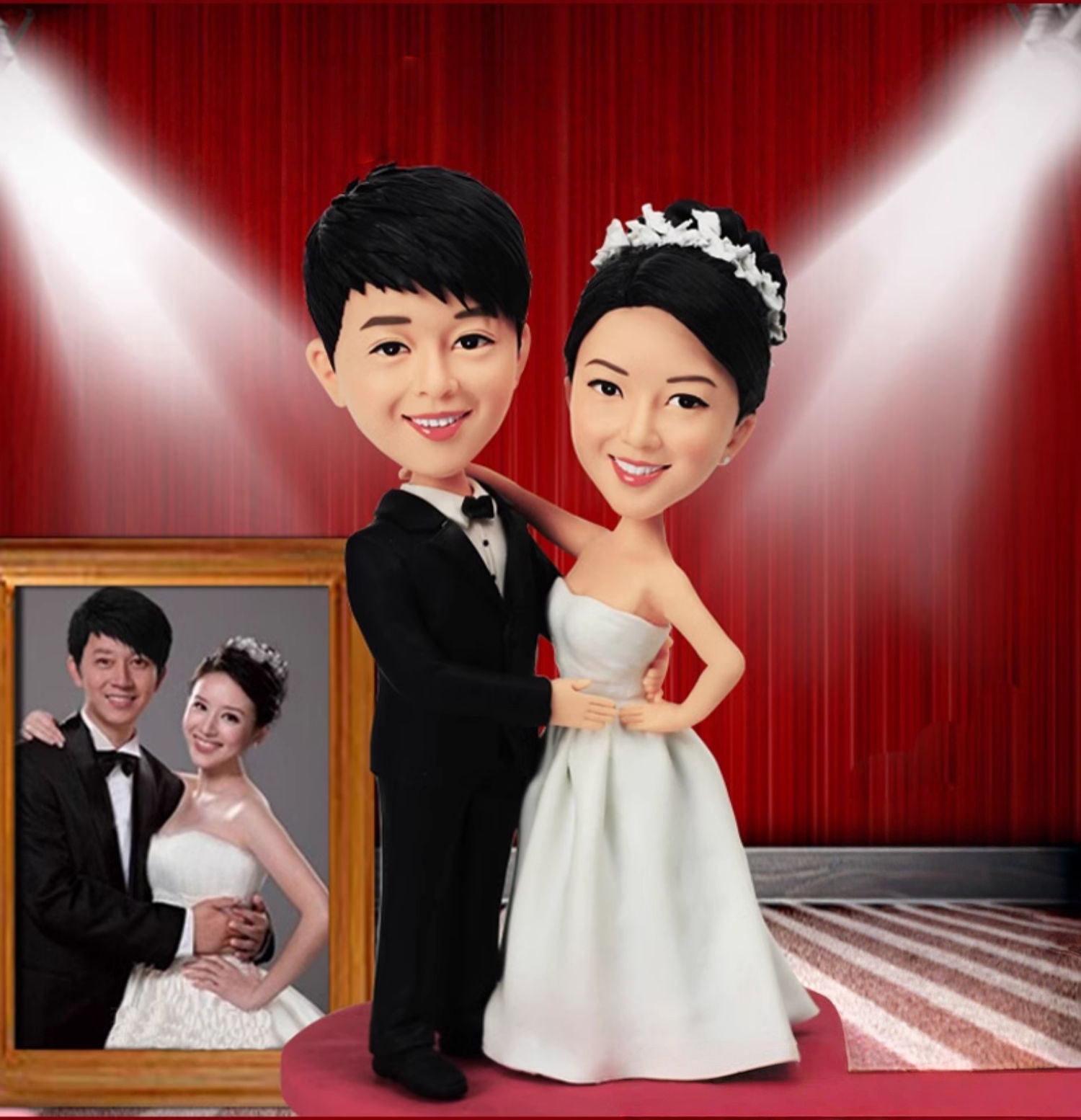 Custom Graduation Gift - Creative Surprise Souvenir for Birthdays/Weddings/Team Events - Clay Figurine Portrait Doll