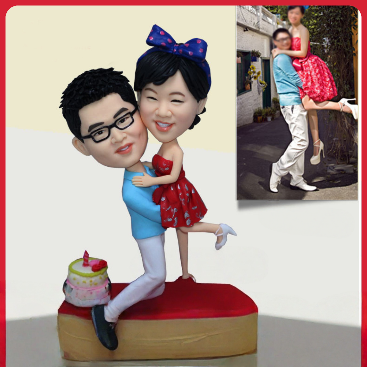 Custom Graduation Gift - Creative Surprise Souvenir for Birthdays/Weddings/Team Events - Clay Figurine Portrait Doll