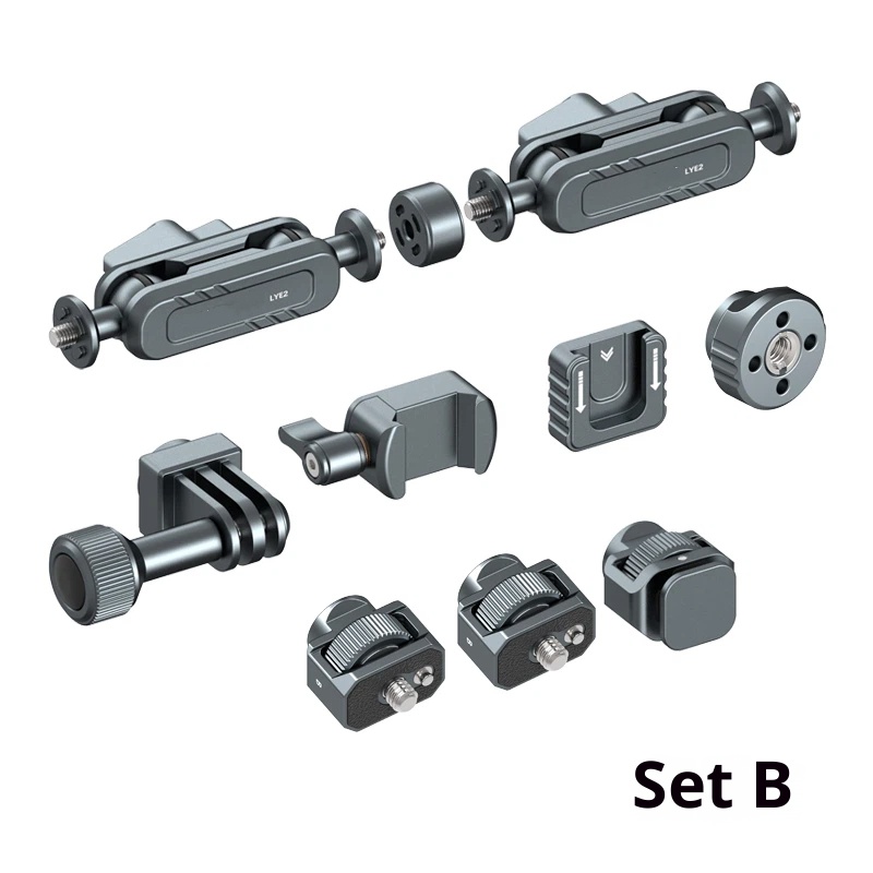 Metal Magic arm bracket extension mobile phone tablet camera accessories universal monitor 17mm ball replaceable detachable free combination tripod stabilizer