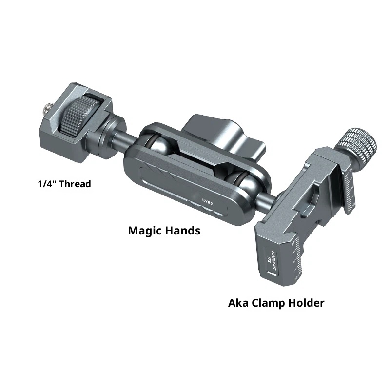 Metal Magic arm bracket extension mobile phone tablet camera accessories universal monitor 17mm ball replaceable detachable free combination tripod stabilizer