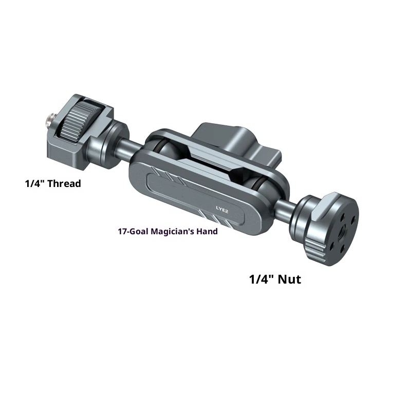Metal Magic arm bracket extension mobile phone tablet camera accessories universal monitor 17mm ball replaceable detachable free combination tripod stabilizer