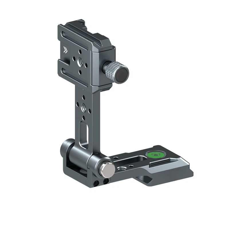 Camera L-type vertical shot clamp pedestal quick shoe SLR micro single PTZ tripod live broadcast video Bay card board side hanging bracket horizontal and vertical screen bracket quick release card board