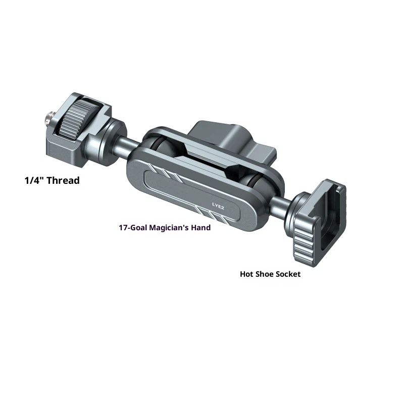 Metal Magic arm bracket extension mobile phone tablet camera accessories universal monitor 17mm ball replaceable detachable free combination tripod stabilizer
