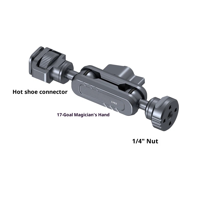 Metal Magic arm bracket extension mobile phone tablet camera accessories universal monitor 17mm ball replaceable detachable free combination tripod stabilizer