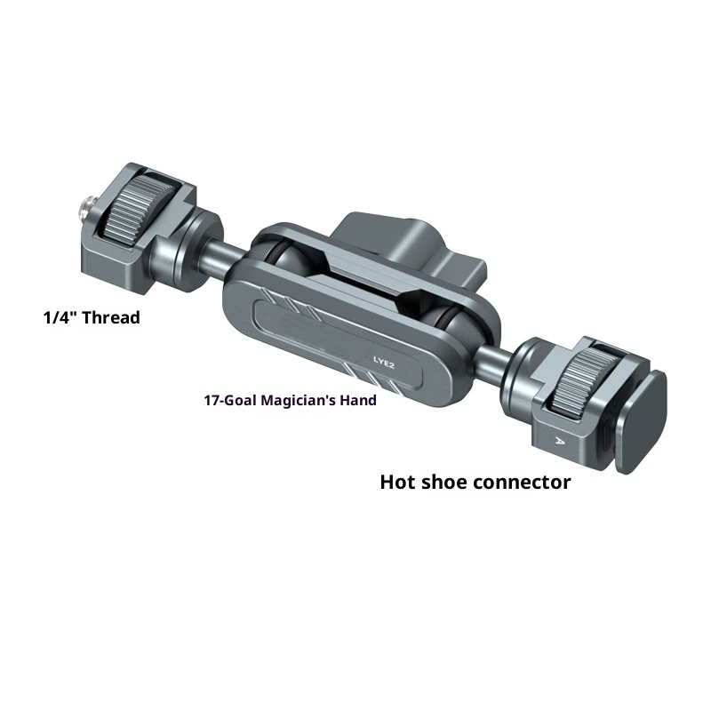 Metal Magic arm bracket extension mobile phone tablet camera accessories universal monitor 17mm ball replaceable detachable free combination tripod stabilizer