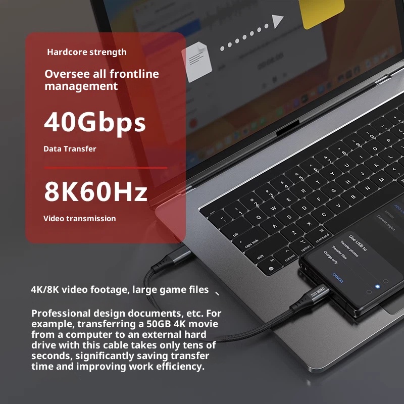 ype-c tethered shooting cable mobile phone camera live broadcast on the same screen monitoring line high-speed real-time transmission HD data cable suitable for Canon Sony Fuji Panasonic