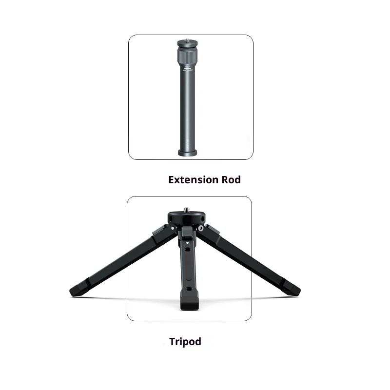 All-metal aluminum alloy tripod mobile phone camera SLR stand for live streaming stabilizer PTZ desktop handheld selfie stick fixed base portable