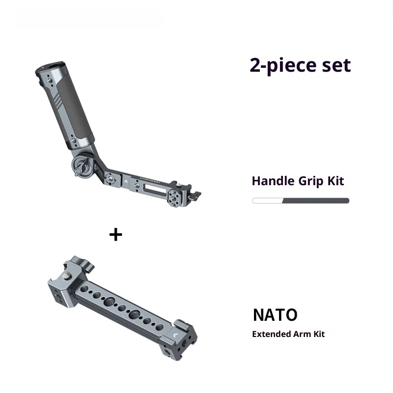 All-metal applicable DJI stabilizer Pelican handle DJI PTZ RS4 PRO RS3 RSC2 RS3 mini Universal handheld handle photography accessories