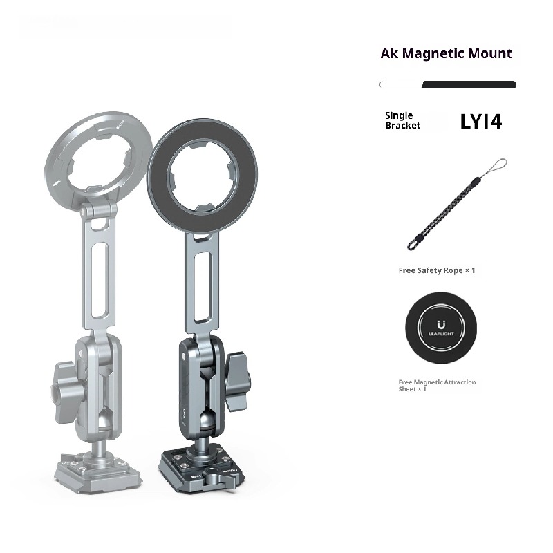 Magsafe magnetic suction phone holder quick shoe horizontal and vertical screen shooting standard aka clamp pedestal universal compatible neck hanging bracket first person vlog live streaming equipment