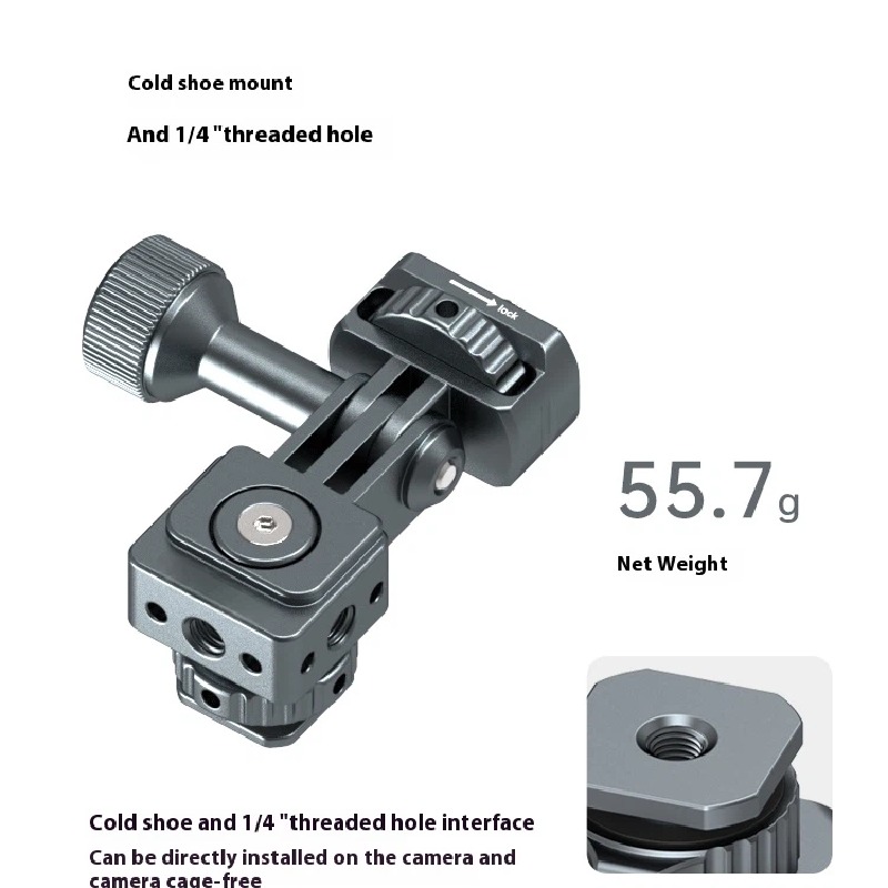 Gopro switch parts aluminum alloy DJI Dajiang Action Shadow Stone Insta360AcePro sports camera quick release base selfie stick