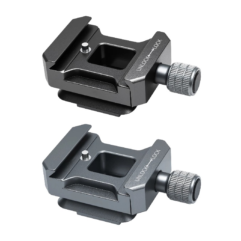 Aluminum Alloy standard aka quick shoe to aka clamp pedestal mirrorless single lens reflex camera camera tripod header adapting conversion base rabbit cage quick release stabilizer accessory