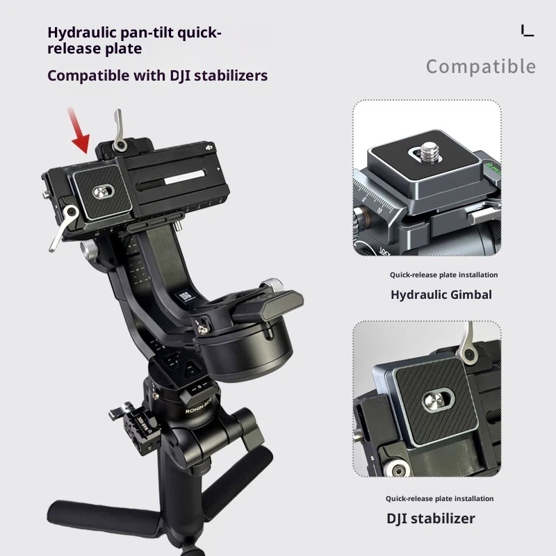 Battle series carbon fiber SLR camera photography camera tripod hydraulic ball head extended central axis compact portable stand