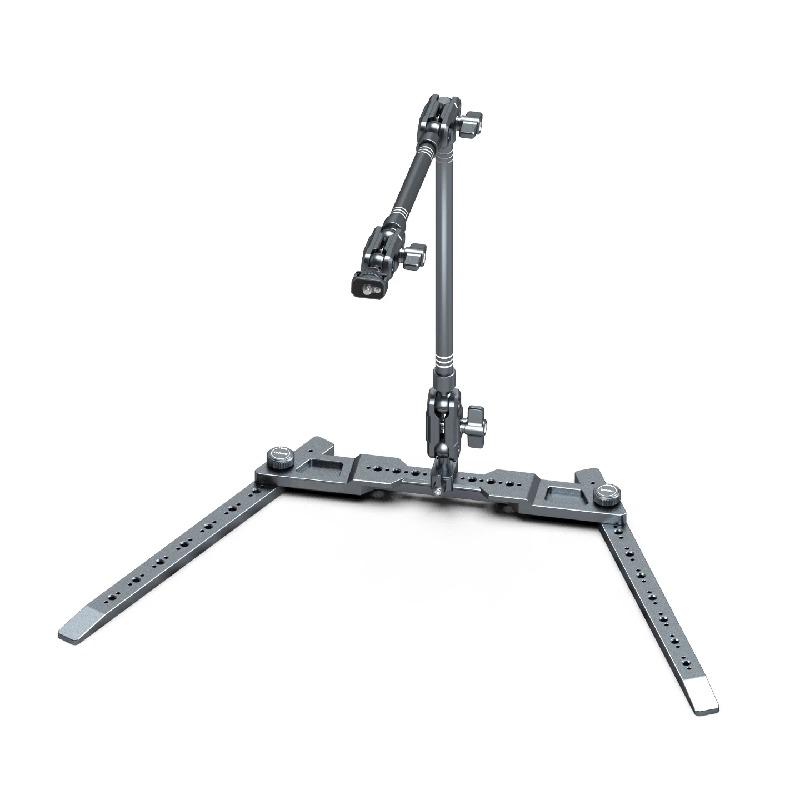 Aluminum Alloy mobile phone High Angle stand desktop dedicated tripod shooting video VOLG live broadcast unpacking calligraphy painting overlooking artifact can expand fill light