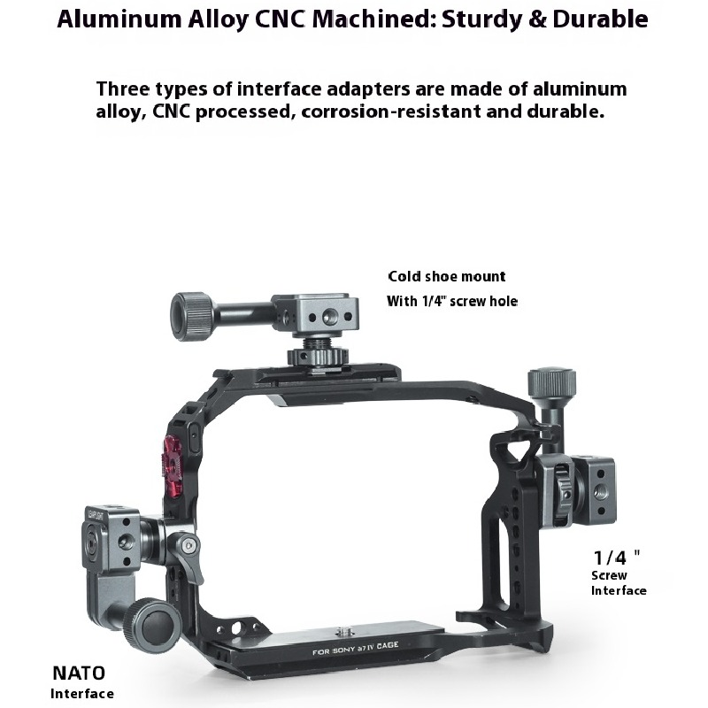 Gopro switch parts aluminum alloy DJI Dajiang Action Shadow Stone Insta360AcePro sports camera quick release base selfie stick