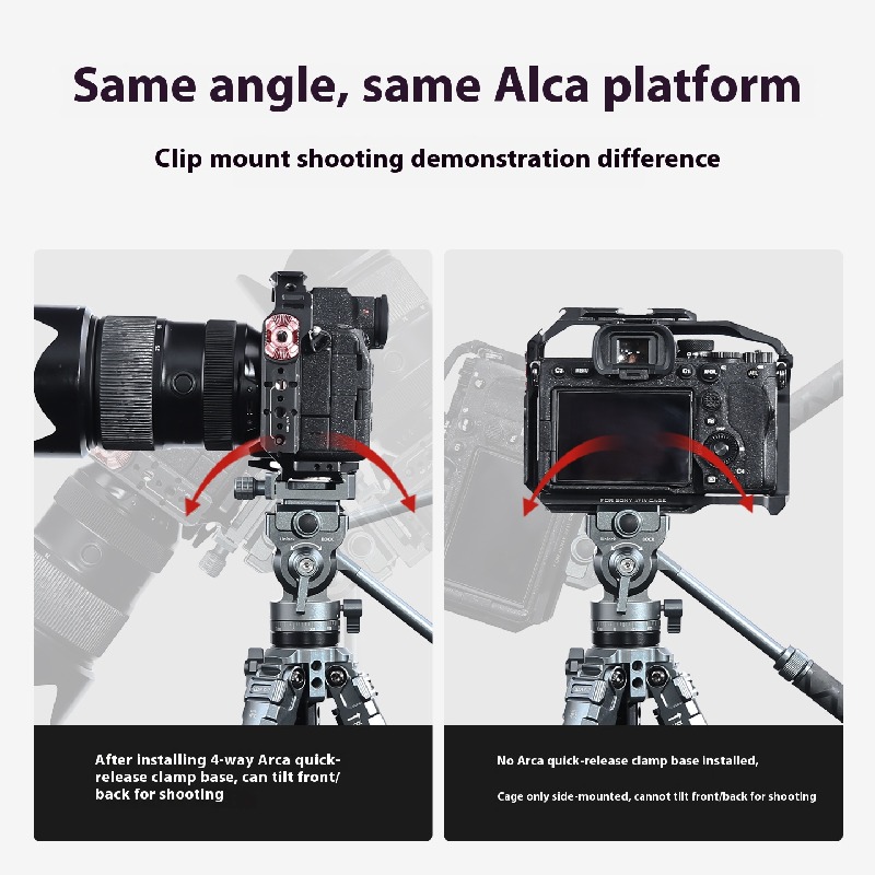 Aluminum Alloy standard aka quick shoe to aka clamp pedestal mirrorless single lens reflex camera camera tripod header adapting conversion base rabbit cage quick release stabilizer accessory