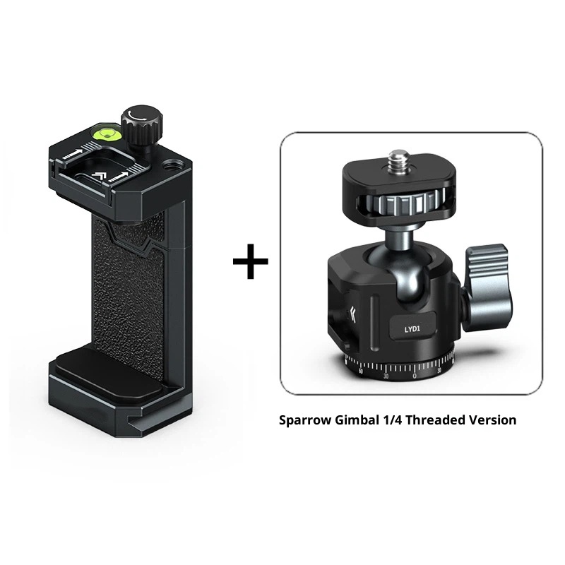 Metal phone holder tripod PTZ universal photography video live broadcast fixed bracket accessory vlog Douyin video selfie new multi-function aluminum alloy clip